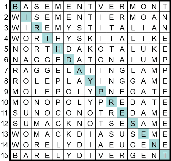 Redhead64's Obscure Puzzle Blog!: ANSWERS: Touchword