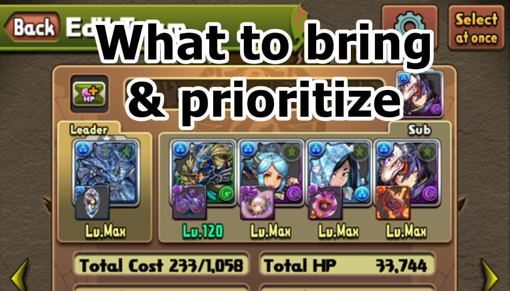 Team Building in 2024 | Mantastic Puzzle and Dragons