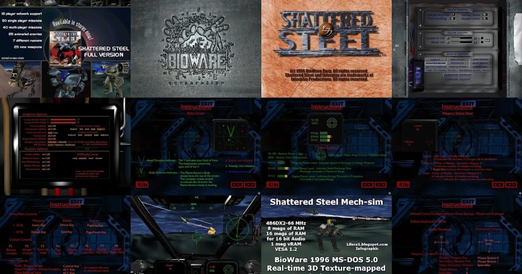 Lilura1 cRPG: BioWare's First Computer Game: Shattered Steel 1996