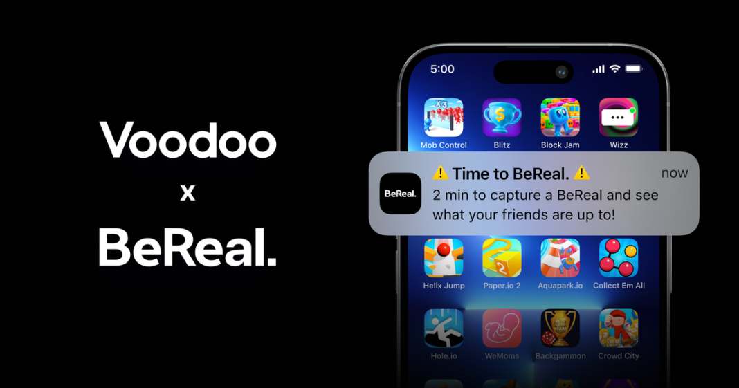 Voodoo acquires BeReal for €500m